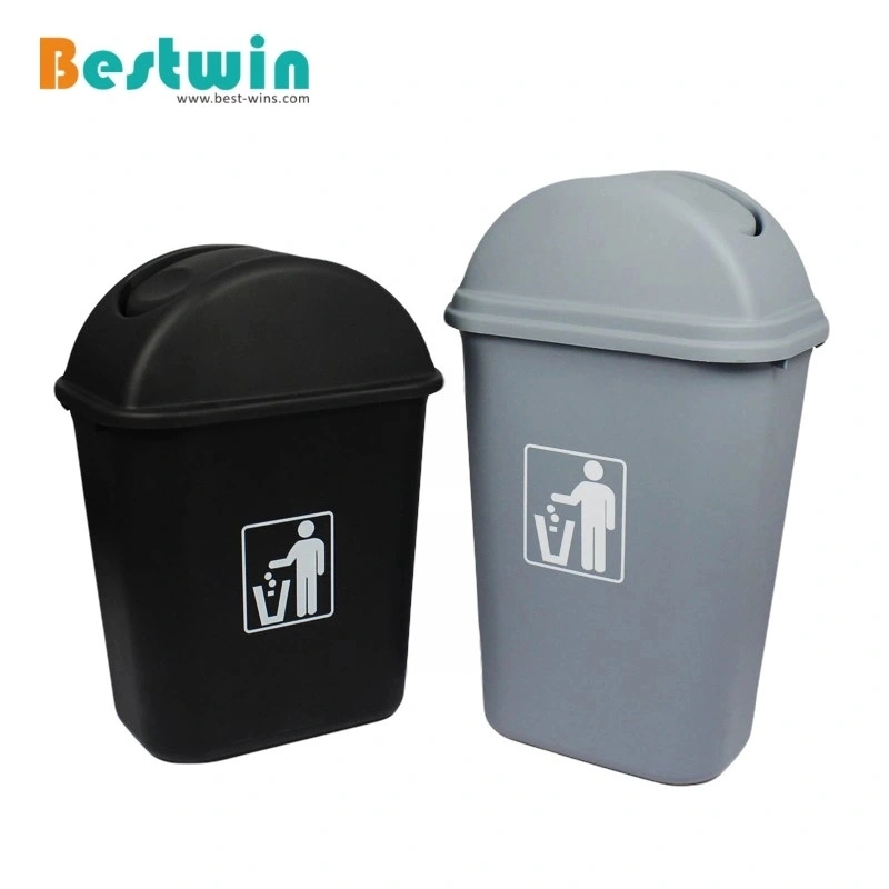 Hot Sell Plastic Kitchen Sanitary Waste Trash Can Rubbish Basket Recycling Garbage Bin