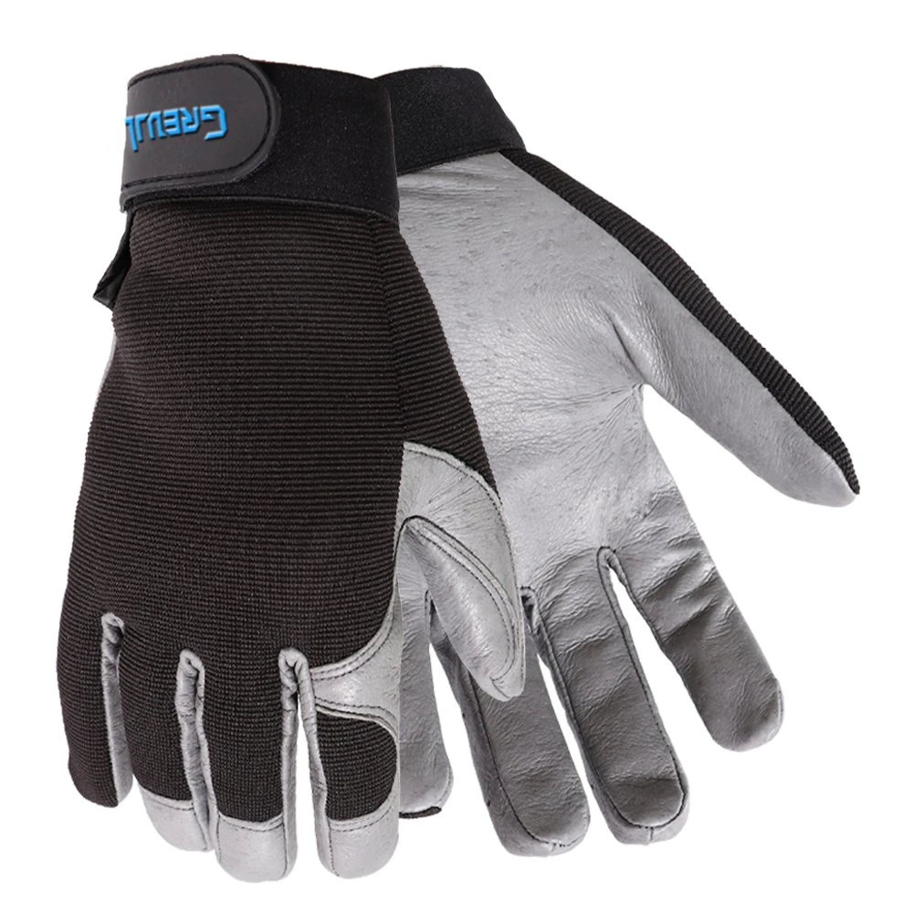 Durable Leather Driving Flexible Safety Mechanic Automotive Working Gardening Warehouse Work Gloves