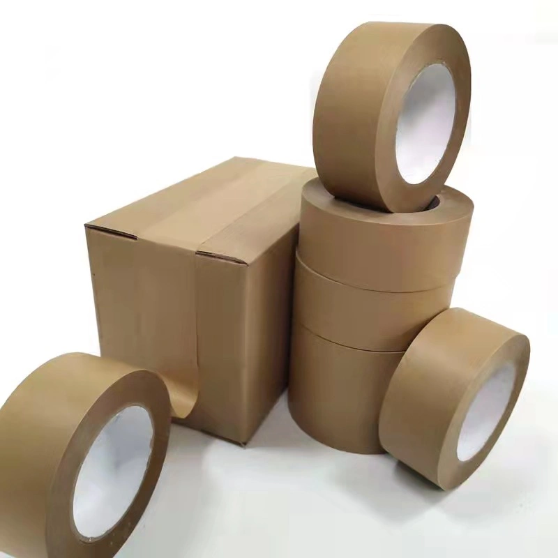 Biodegradable and Environmental Custom Printing with Logo Self Adhesive/Water Activated Reinforced Kraft Paper Gummed Tape