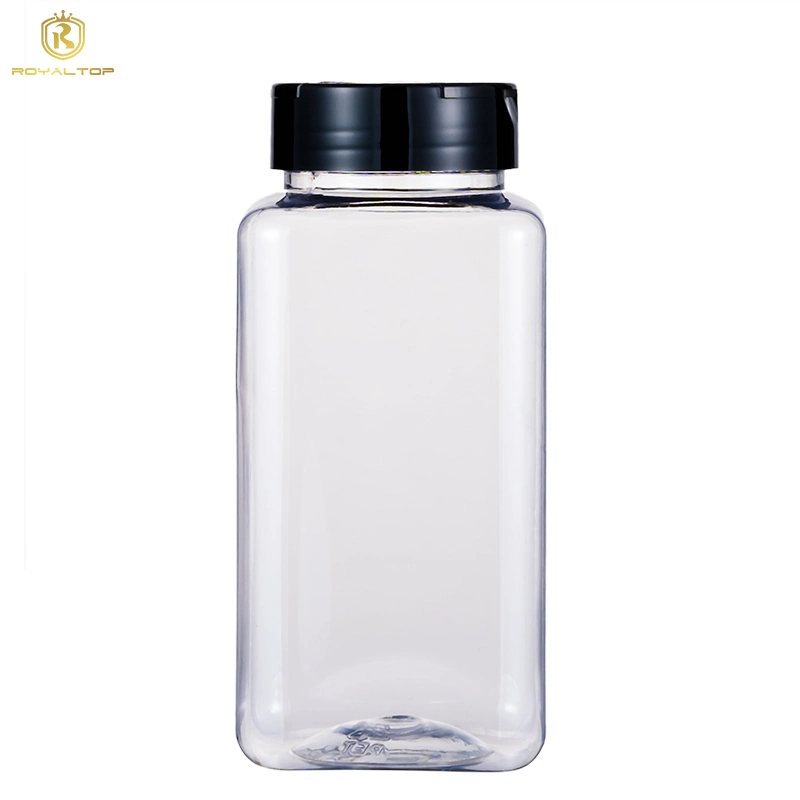 Wholesale/Supplier 500ml 800ml 950ml Square Plastic Spice Jar Kitchen Seasoning Bottle