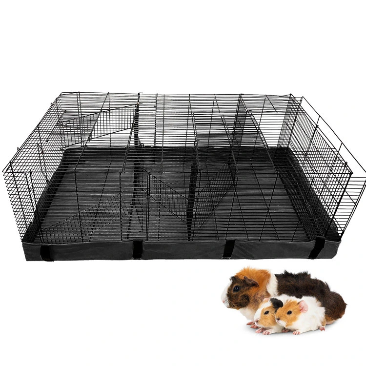 Customization Large Stainless Steel Pet Dog Crate Square Dog Cage