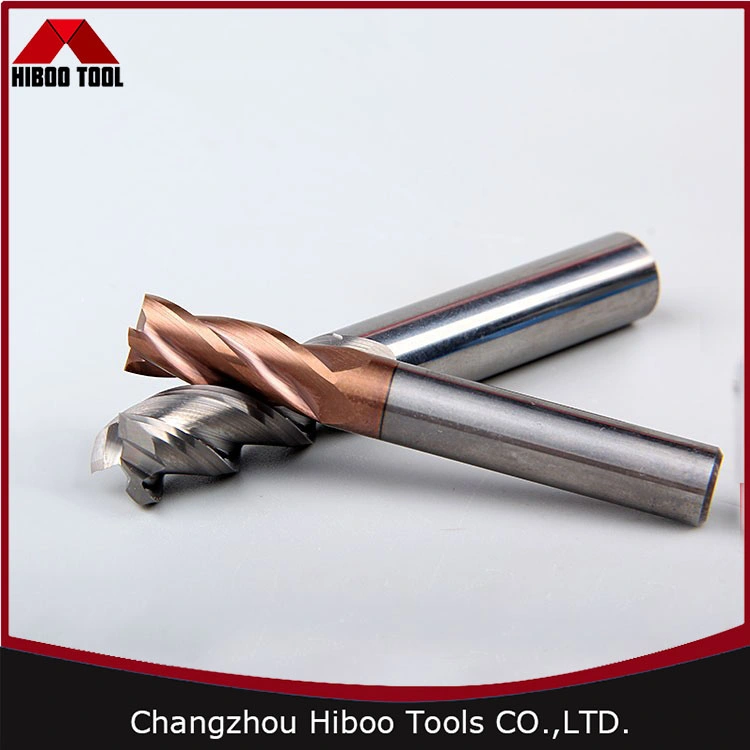 قاطع Tungsten Carbide High quality/High cost performance  Helix Square End Mill HRC55 الأداة