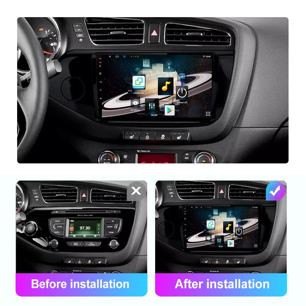 JMance 9" 4G DSP CarPlay Android Auto coche de vídeo Radio RDS Multimedia Stereo para KIA CEED JD Cee'd 2012-2018