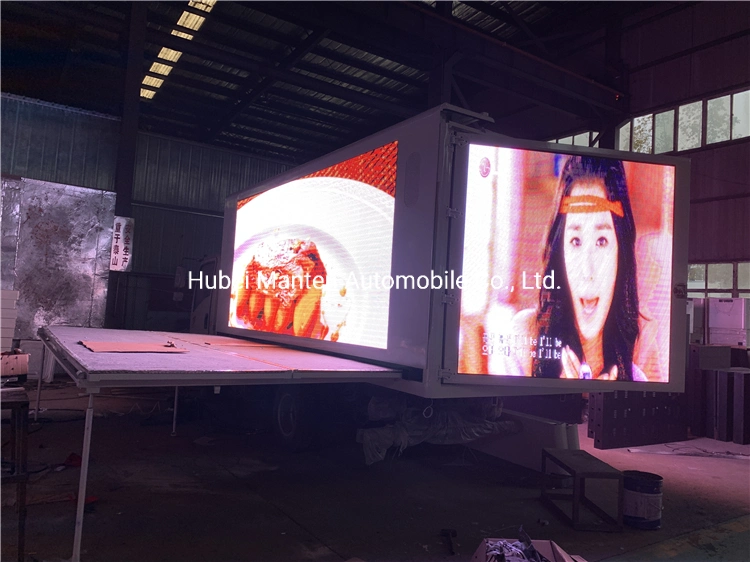 HD P4 Outdoor Screen Mobile LED Advertising Truck Mounted LED Billboard Box