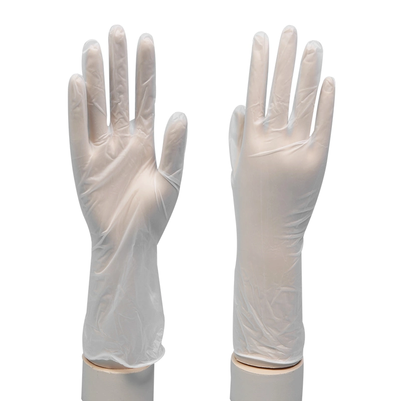 High quality/High cost performance  Length PE PVC Disposable Finger Elbow Length Natural Latex Gloves