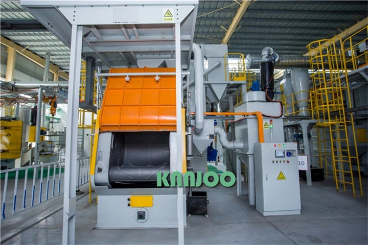 Rubber Belt Shot Blasting Machine with Auto Loading Device