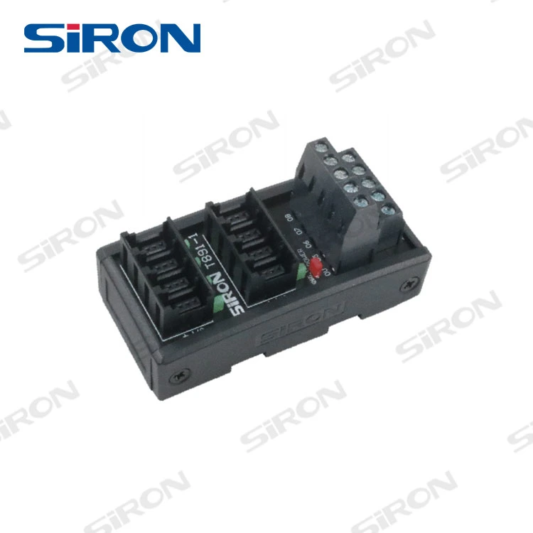 Siron T891-1 8 bits de entrada/saída do bloco de terminais E-Con bloco terminal I/O conector de fiação com luz de LED