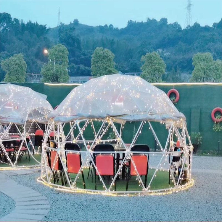 6 Meter Diameter Spherical Tent 28 Square Meters Semi Transparent Circular Star Outdoor Camping Exhibition Dedicated Tent