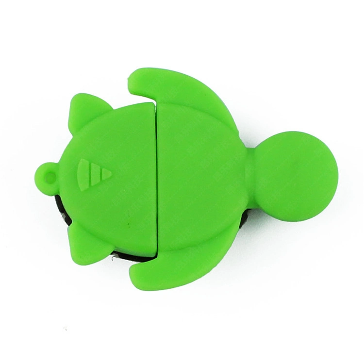 Unidade Flash USB Turtle PVC OEM Custom U Stick