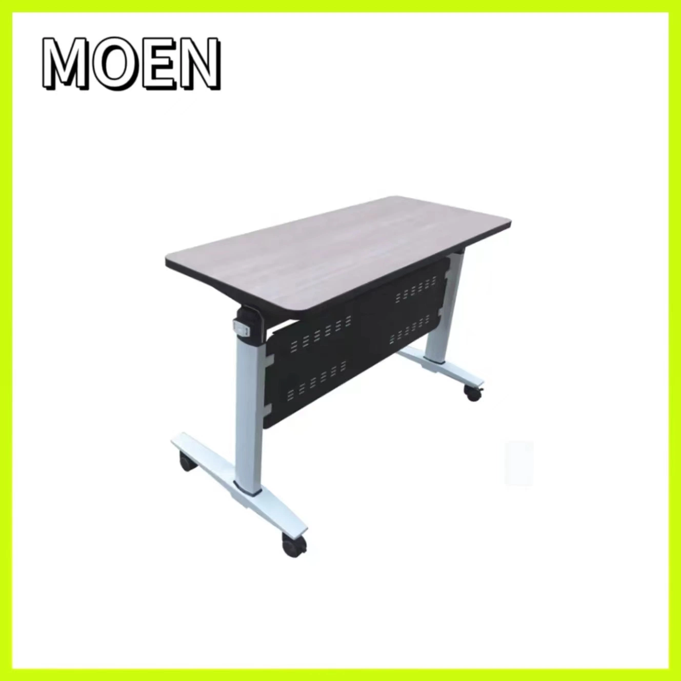 High quality/High cost performance  Office Training Furniture Folding Training Desk with Wheels