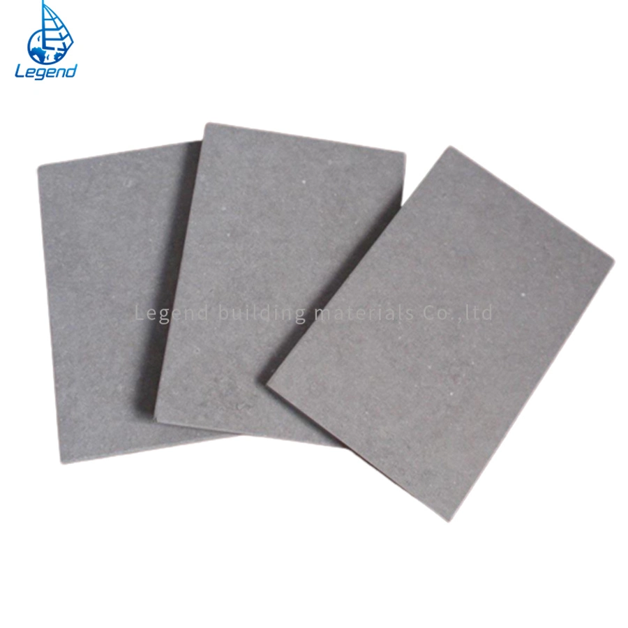 Water Damp Proof Factory Supply Tapered Edge Decorative Cement Fiber Wall Board 2400X1200