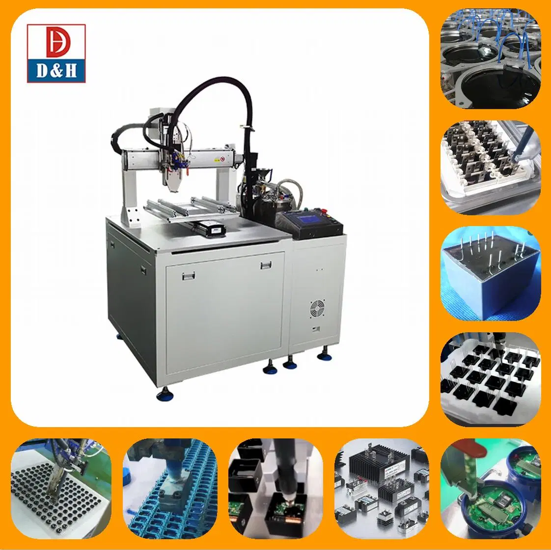 Two Part Epoxy Resin Ab Glue Meter Mixing Dispensing CNC Machine Automatic Liquid Filling Glue Dispensing System