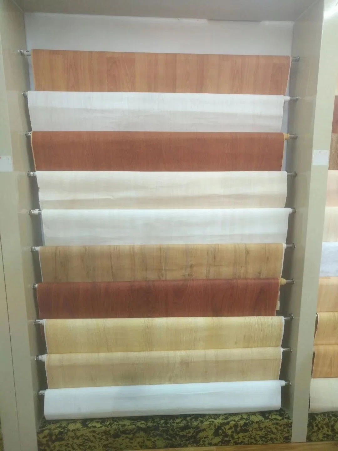 El precio bajo láminas de base 1250 mm de anchura Madera papel decorativo para oficina