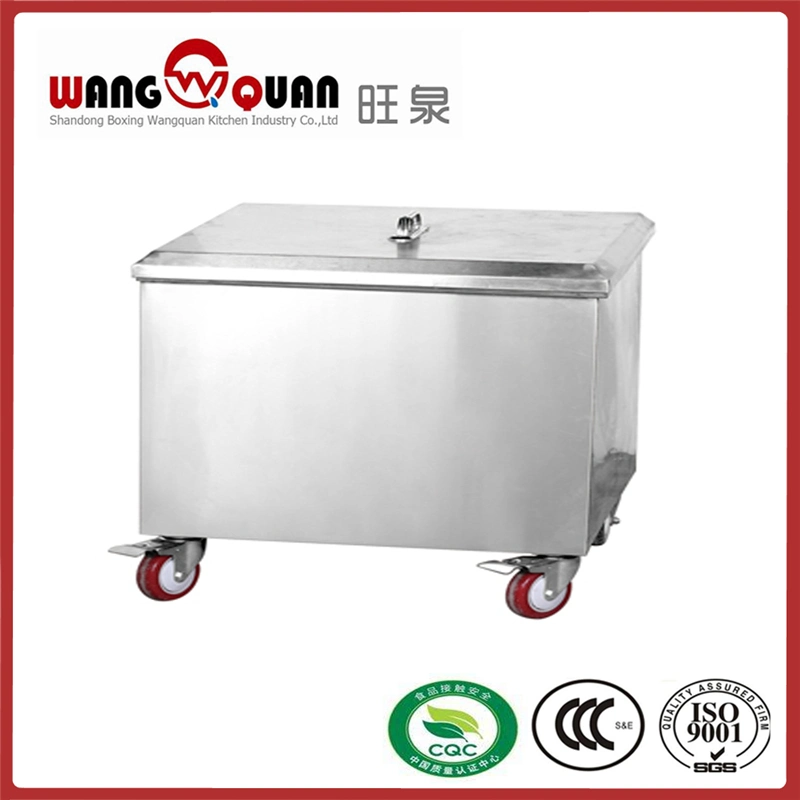 Stainless Steel Flat Trolley Mobile Cart Foldable Trolley