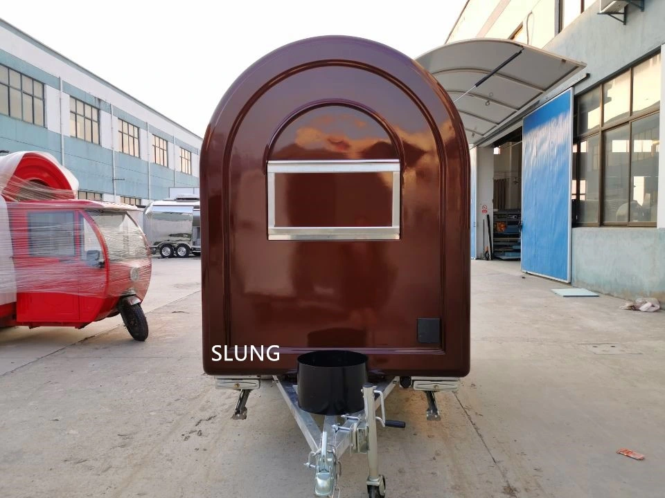 Silang High quality/High cost performance  Customized Wholesale/Supplier Price Camper Caravan/ Hamburger Street Snack Truck/ Fast Food Concession Camping Kiosk Trailer