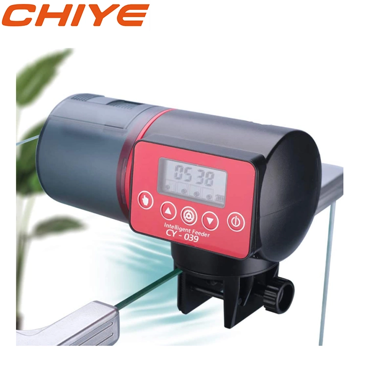 Dry Battery Touch Control Fish Food Dispenser Automatic Feeders for Fish Tank