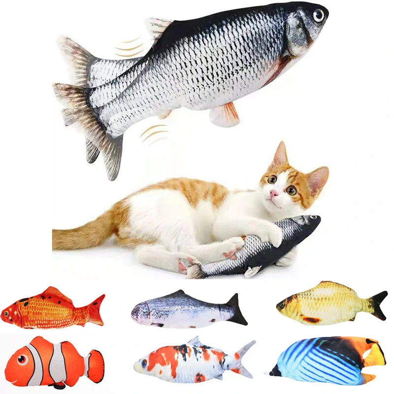 Wholesale/Supplier High quality/High cost performance 3D Fish Toy Fish Mold Silicon for Cat Toy Magic Plush Fish Toy for Cat