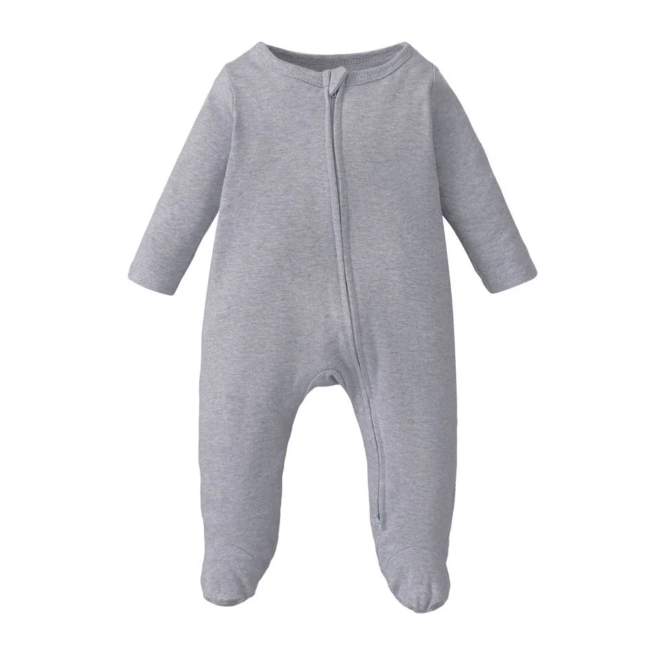 Специальный цельный бамбук хлопок молния Детский Ропер обувь Pajamas Newborn Одежда для детей