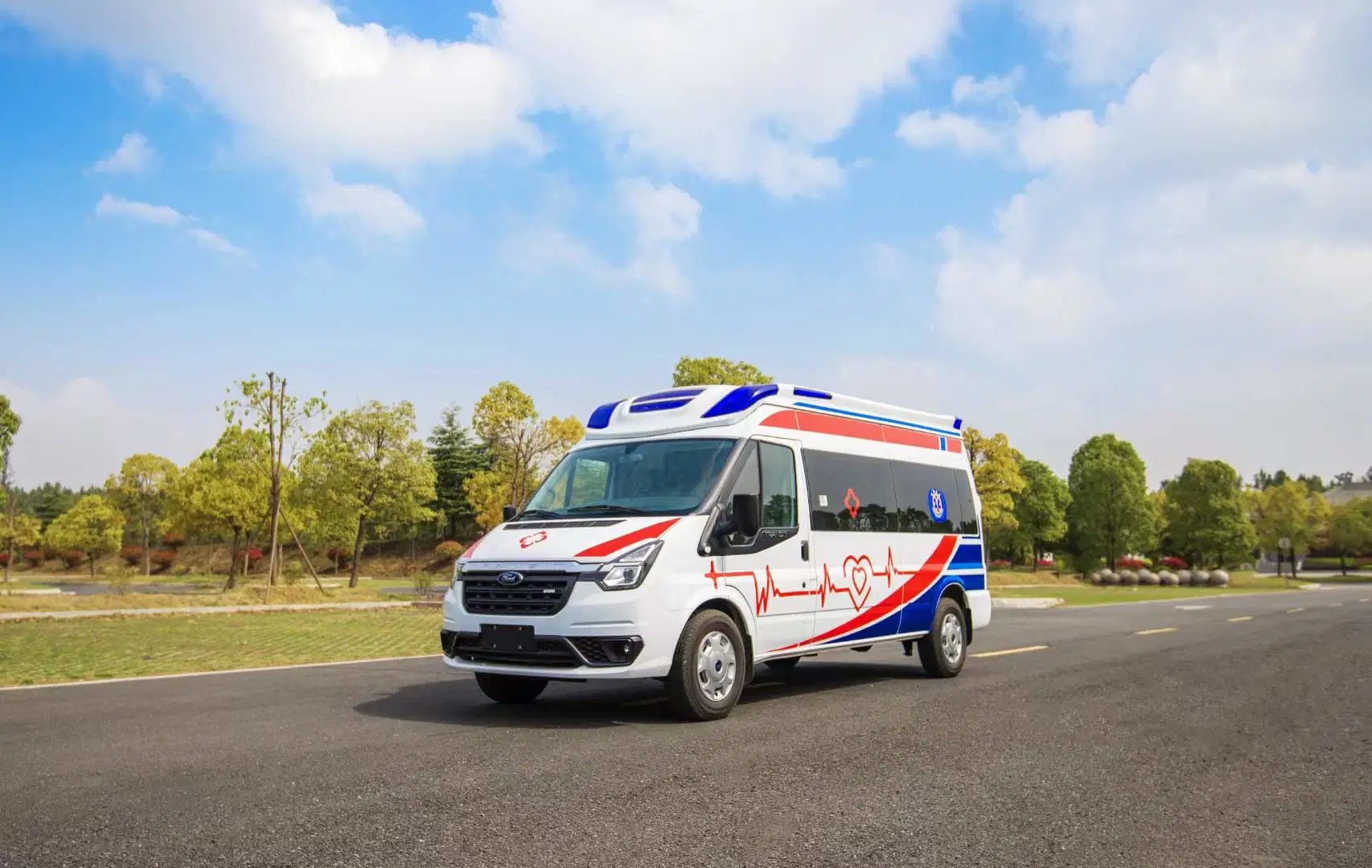 Mercedes Benz Jmc Ford de transfert du patient du moniteur d'ambulance Ward-Type ICU Medical voiture véhicule ambulance médicale