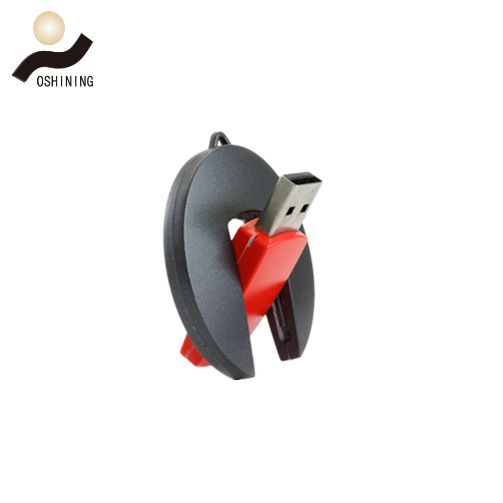 Flat Swivel USB Plastic Momery Disk (USB-037)