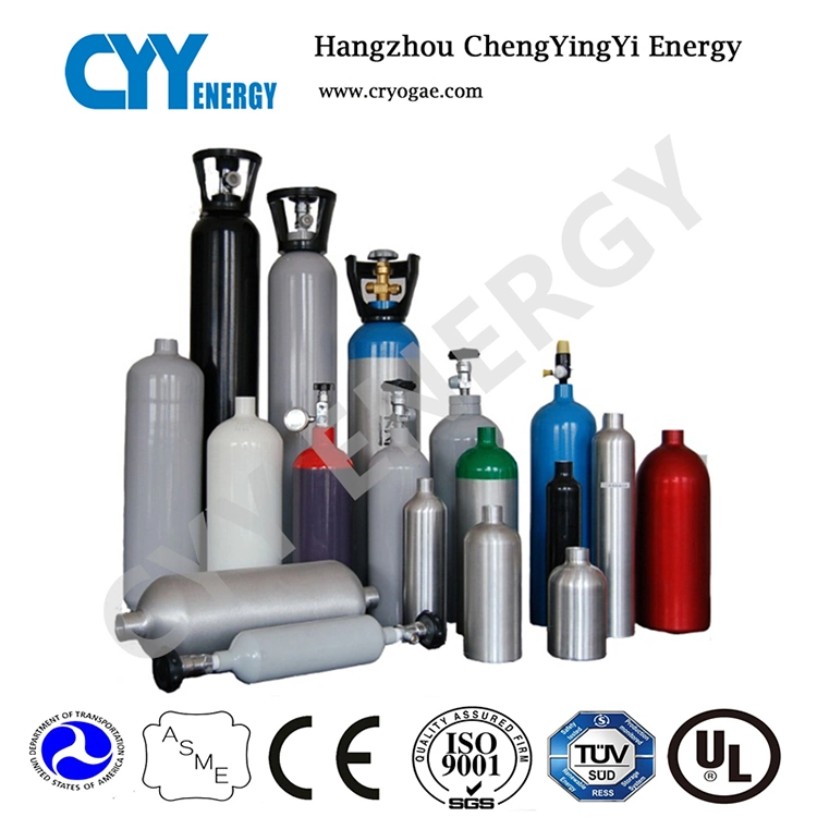High Pressure Aluminum Alloy Oxygengas Cylinder Air Cylinder