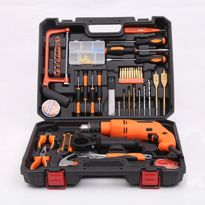 Household Tools Package Hardware Set Electric Drill Home Electrician Maintenance Multi-Functional Portable Hardware Tools 108PC