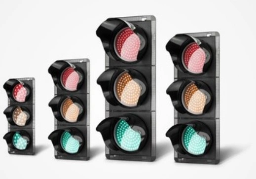 Hepu Die-Cast Aluminum Waterproof Roadway Highway 3 Colors Intelligent Traffic Indicator Lights