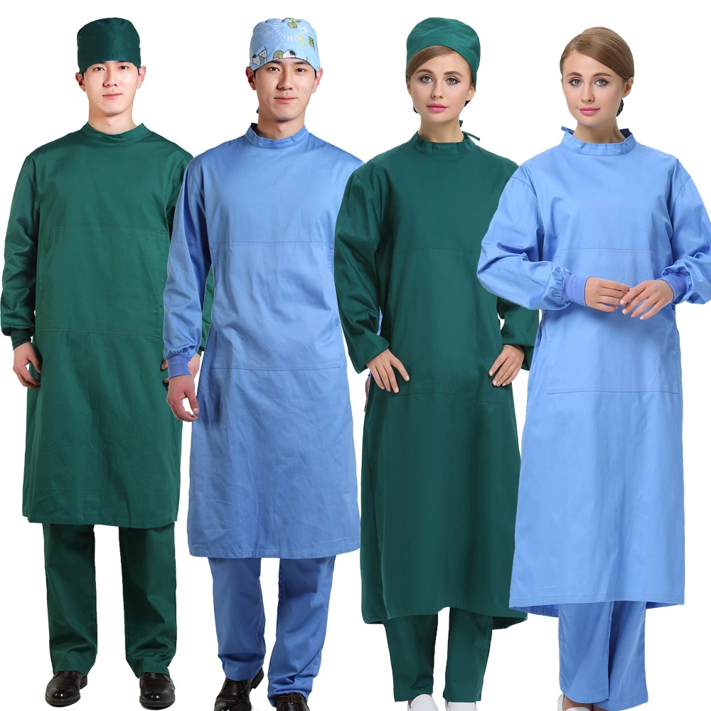 High quality/High cost performance  Non-Disposable Medical Hospital Surgical Gown Isolation Gown