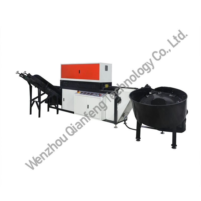 Improved Spool/Bobbin/Pipe/Tube/Coil Waste Yarn/Tape/Thread/Fiber Cutting Cleaning Machine Cutter with Conveyor Belt for PP Woven Bag Making Production Line