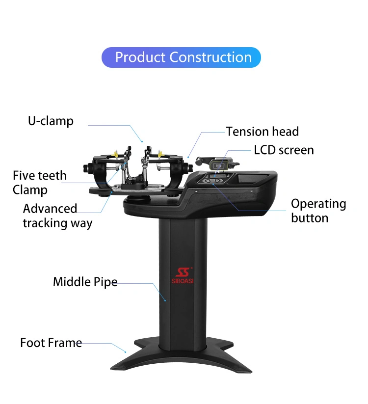 Raqueta de Badminton eléctrico y tenis Ball Stringing Machine Factory Direct Ventas