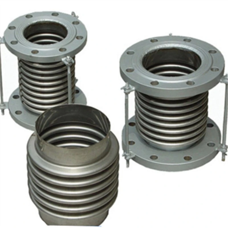 Steam Air Flanged Ends Compensator Pressure Resistance SS304 Round Metal Expansion Joints