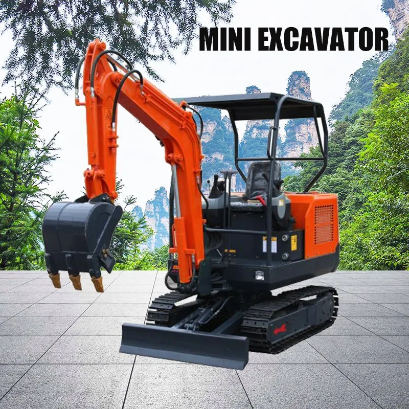 Sale Cheap 1.8t 3.5ton Mini Hydraulic Excavator Machines Used for Engineering Construction Home Garden Digger Machine