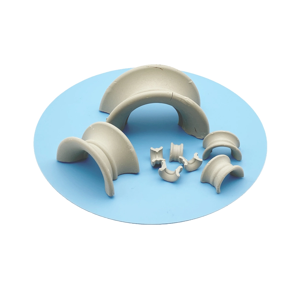 Aluminiumoxid Keramik Material Turm Verpackung Keramik Sattel Ring Sättel