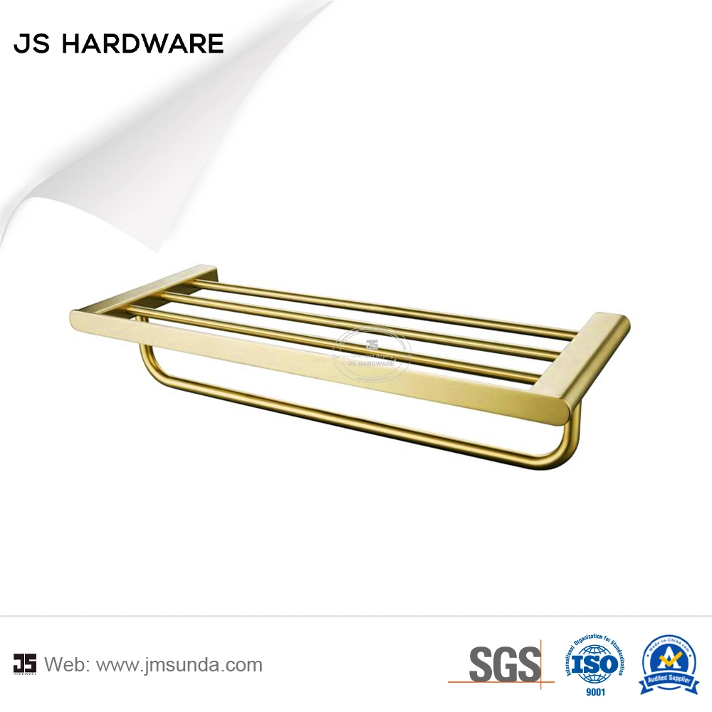 ISO Factory Supplier High Quality Gold Stainless Steel Oval Towel Rack