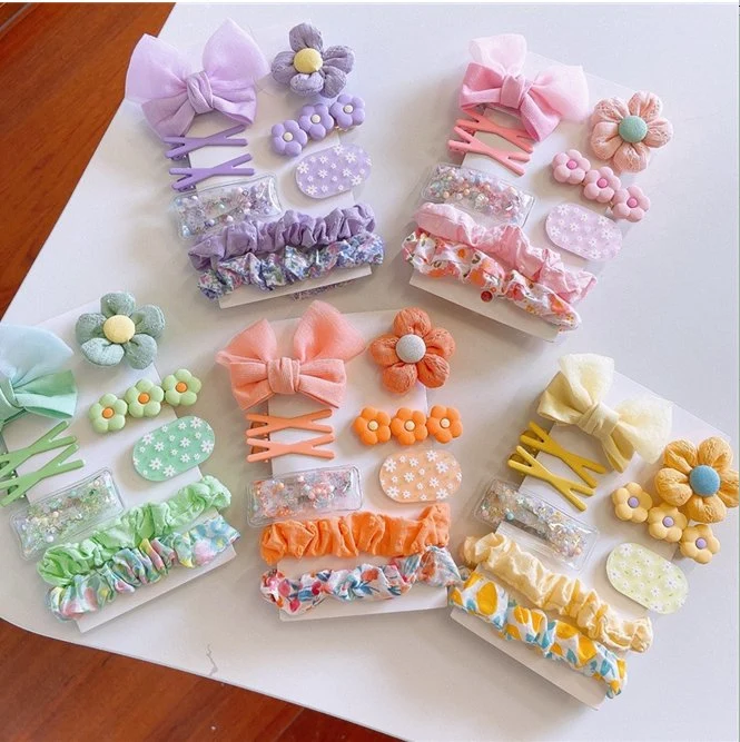 Skylark Colorful Candy Kids Hair Clip Set for Baby Girls