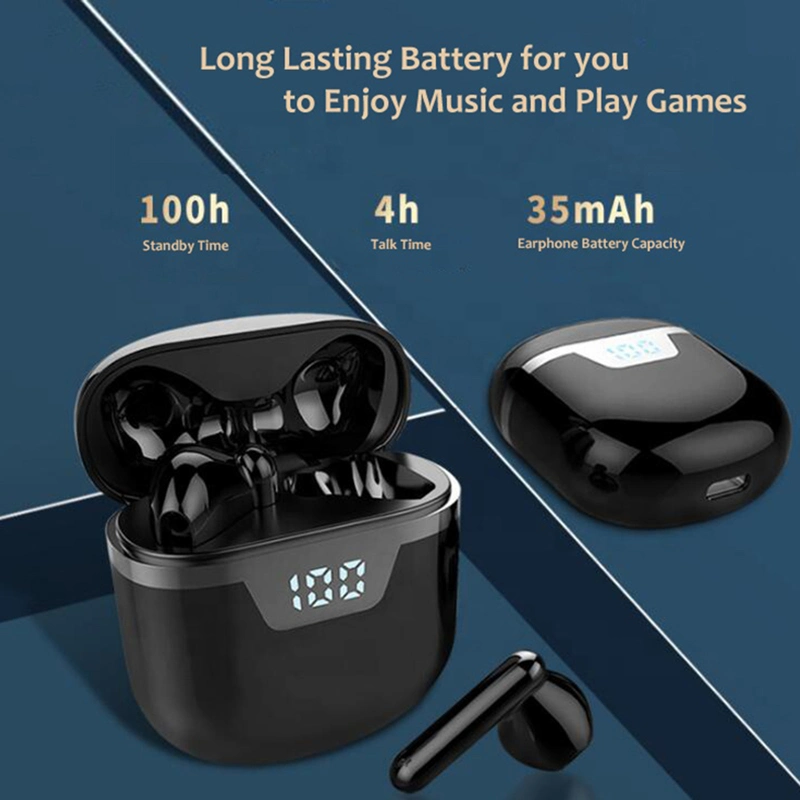 2021 novo fone de ouvido sem fio Real Tws Semi-in-ear confortável de usar Sports Bt 5.0 Auscultadores