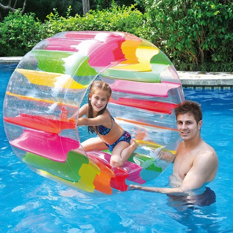 Bunte maßgeschneiderte PVC Kinder Schwimmbad Aufblasbare Wasser Walking Roll Ball