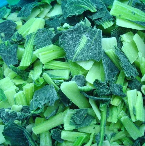 IQF Frozen Green Vegetable Bok Choy Bqf Pak Choi 3-5cm