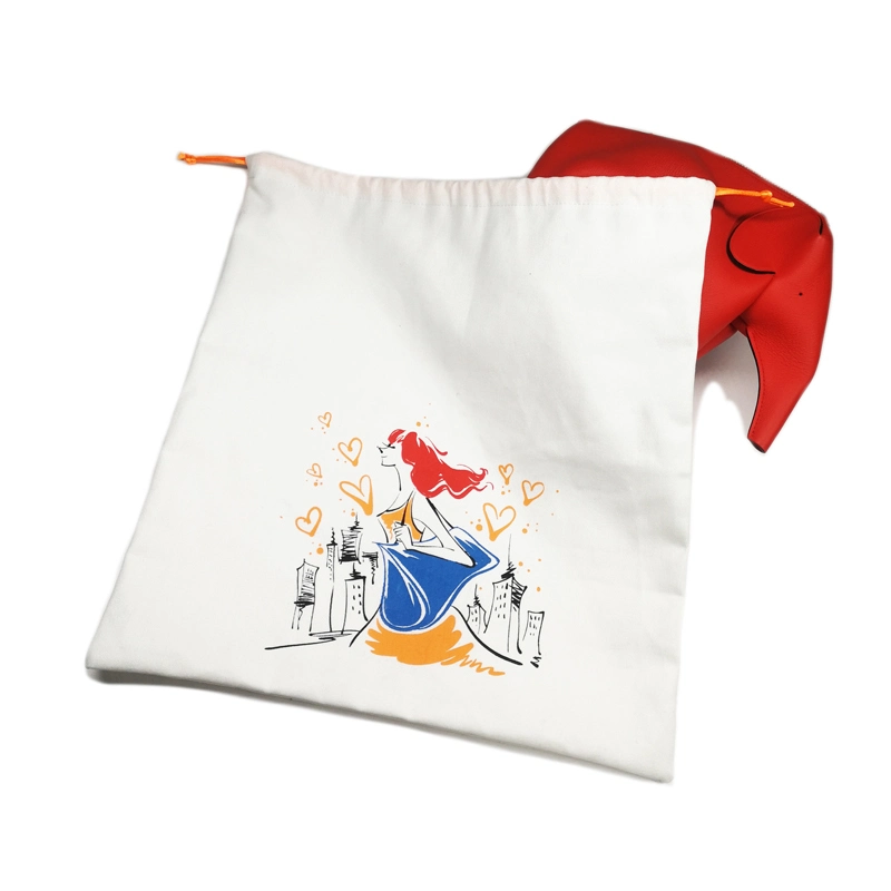 Low MOQ Custom Logo Dust Proof Advertising Drawstring Bag