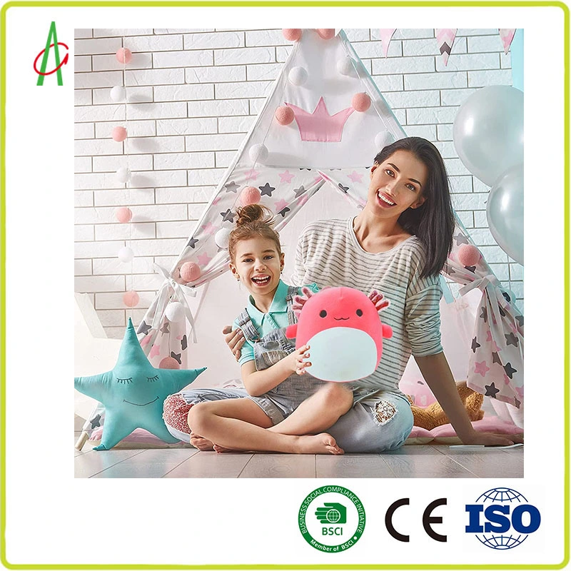 Children Kids Nontoxic Baby 20.4cm Soft Down Cotton Axolotl Plush Pillow