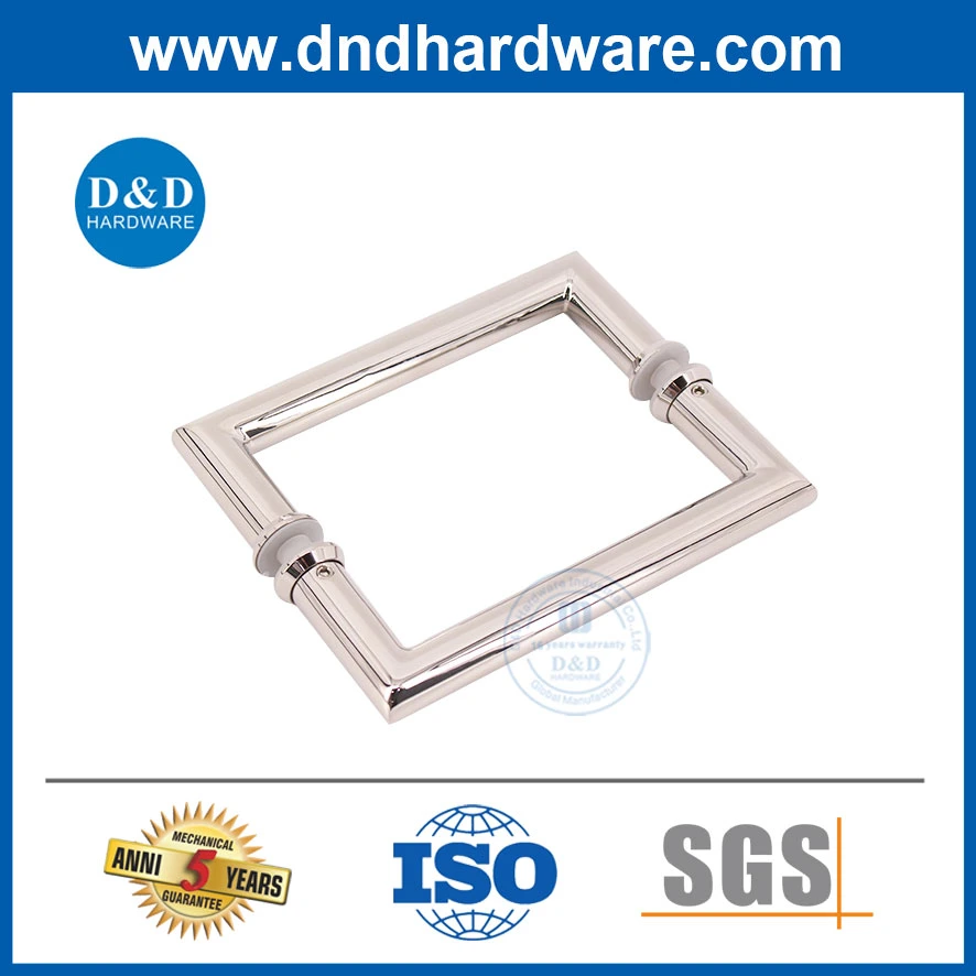 Mirror Polished Glass Door Mitred Pull Handle Door Hardware Accessories