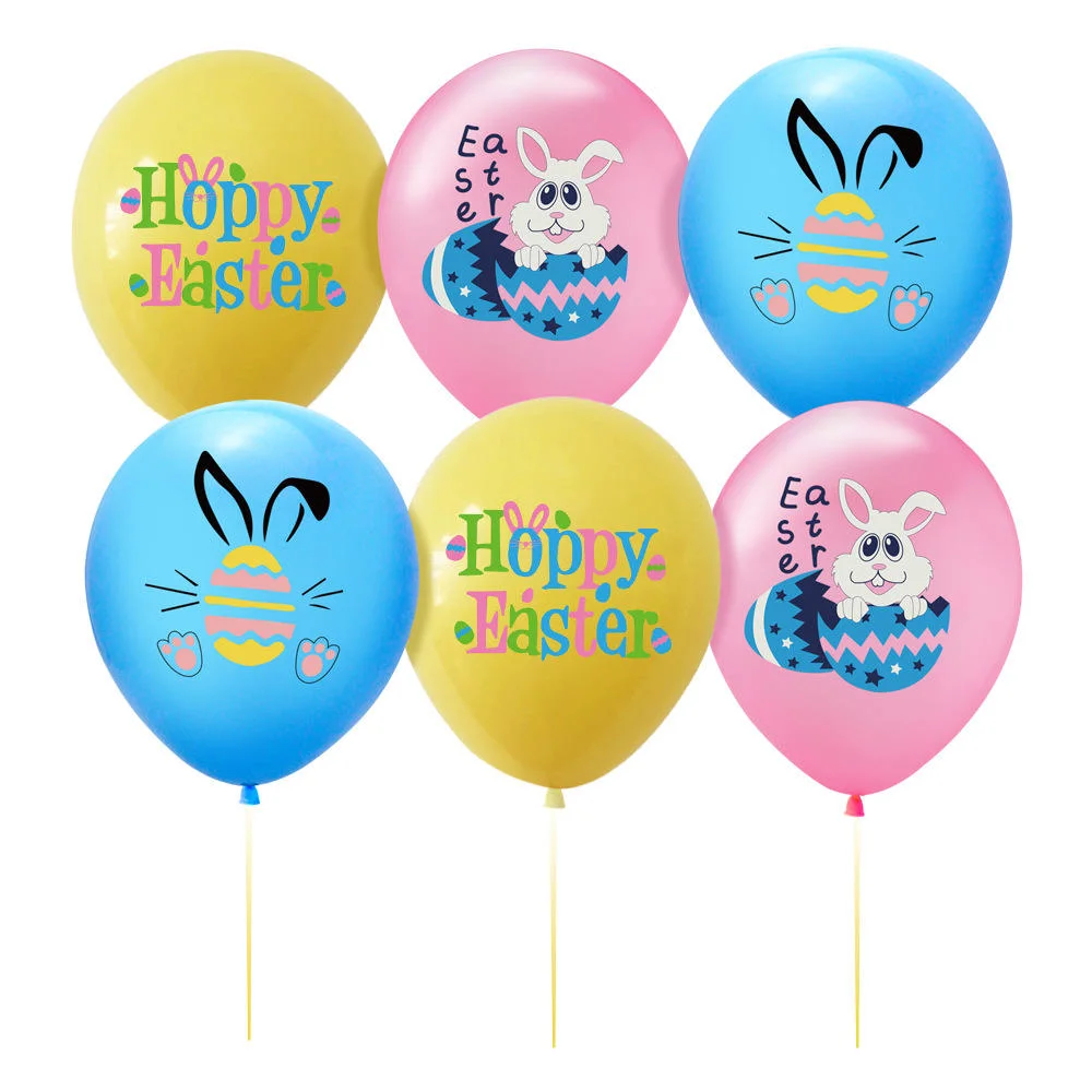 Vente chaude Fournitures de fête d'anniversaire Décoration suspendue Ballons en latex de lapin de 12 pouces.