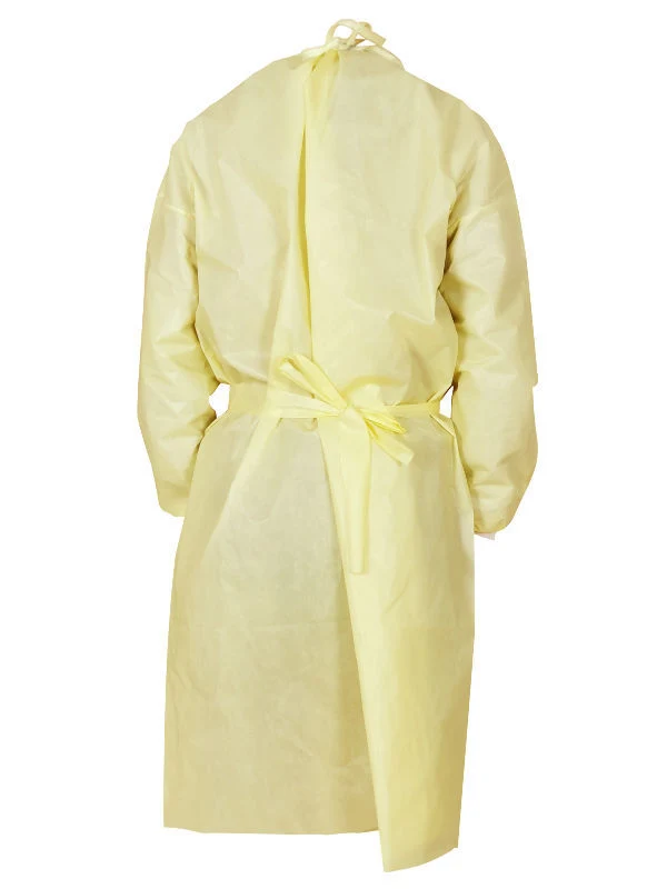 Medical Disposable Protective Clothing Lab Coat Isolation Gown Long-Sleeve