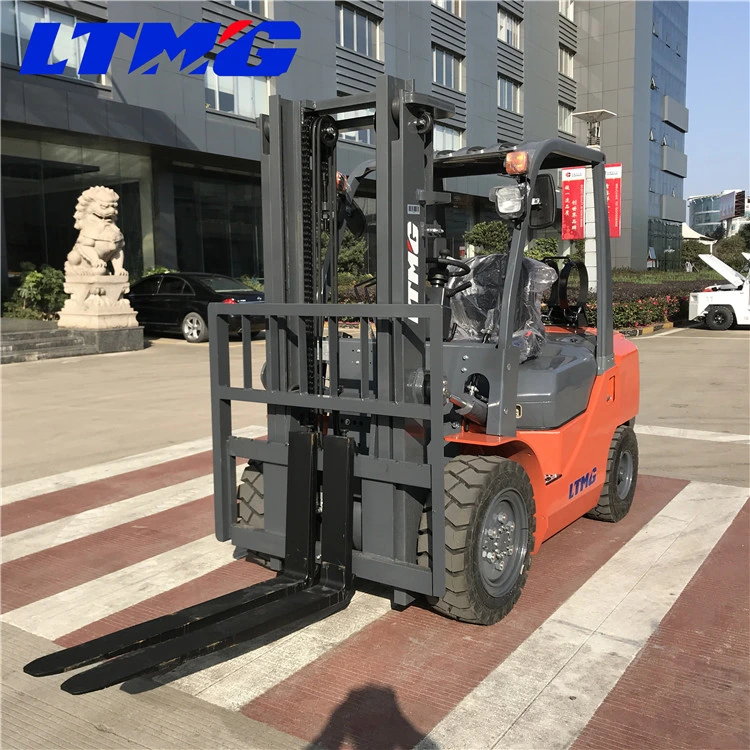 Ltmg Dual Fuel Forklift 4 Ton LPG Gasoline Forklift with 2 3 Stage Mast