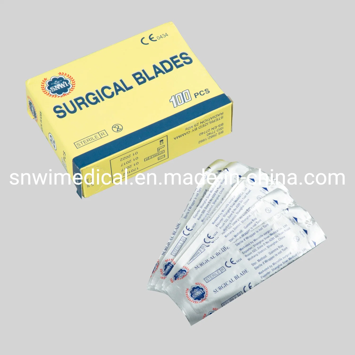 Monofilament de nylon de haute qualité Non-Absorbable stérile jetable suture chirurgicale en nylon polyamide médical avec l'aiguille