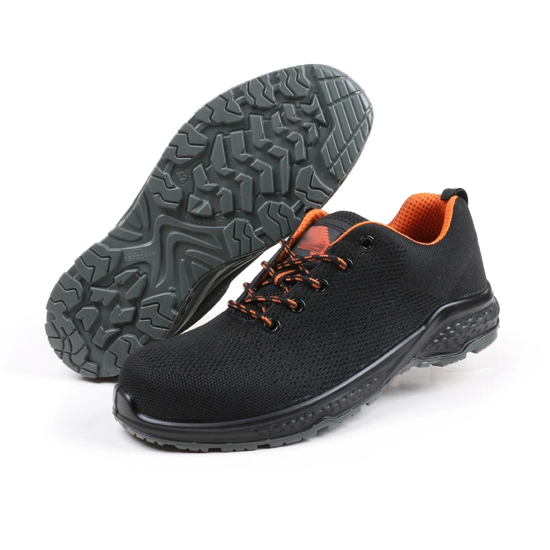 Light Weight Antistatic Industrial Fly Knit Work Type Men Steel Toecap Sport Safety Shoes Footwear China Work Safety Shoes