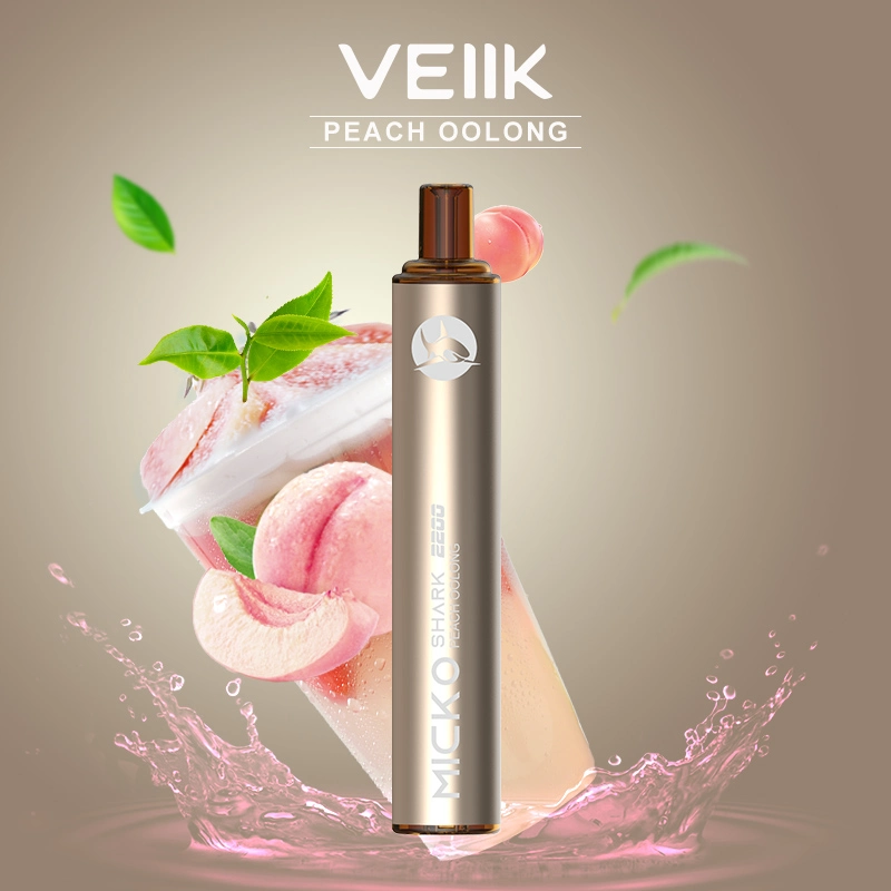 2021 Hot Selling Ecig Veiik Micko Shark 2200 Puffs Nicotine Free E Cigarettes