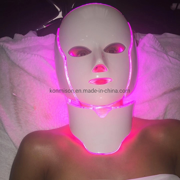 2022 New Arrival PDT Photon Light Facial Beauty Mask 7 Colors LED Facial Mask