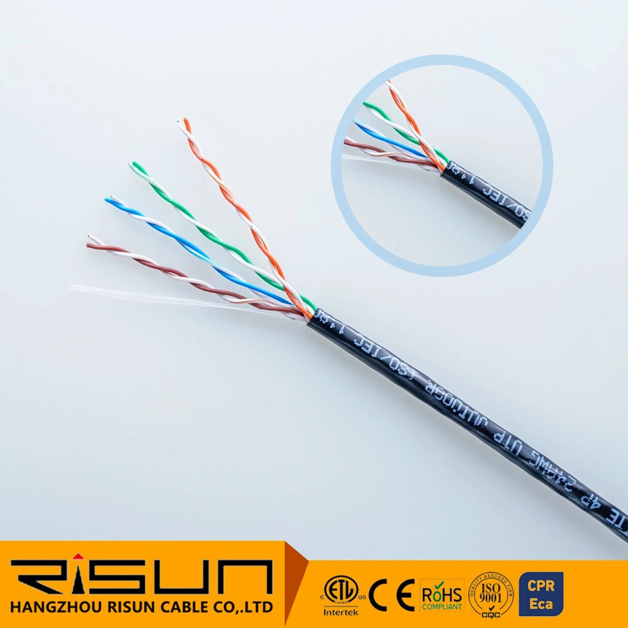 Solid Copper UTP Cat5e LAN Cable with Factory Price