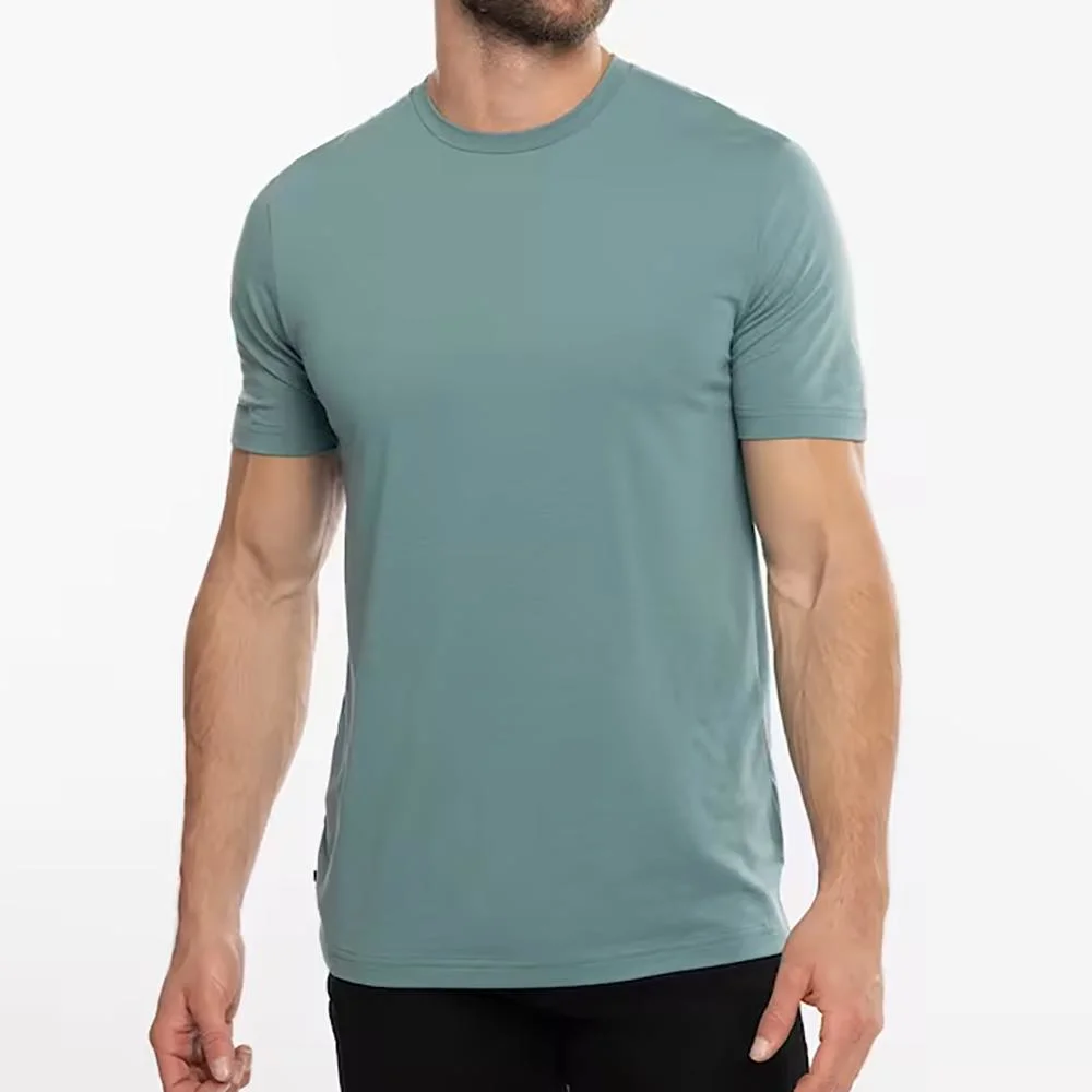 Custom Logo Short Sleeve T Shirt Gym Wear Anti-Sweat Male T-Shirts